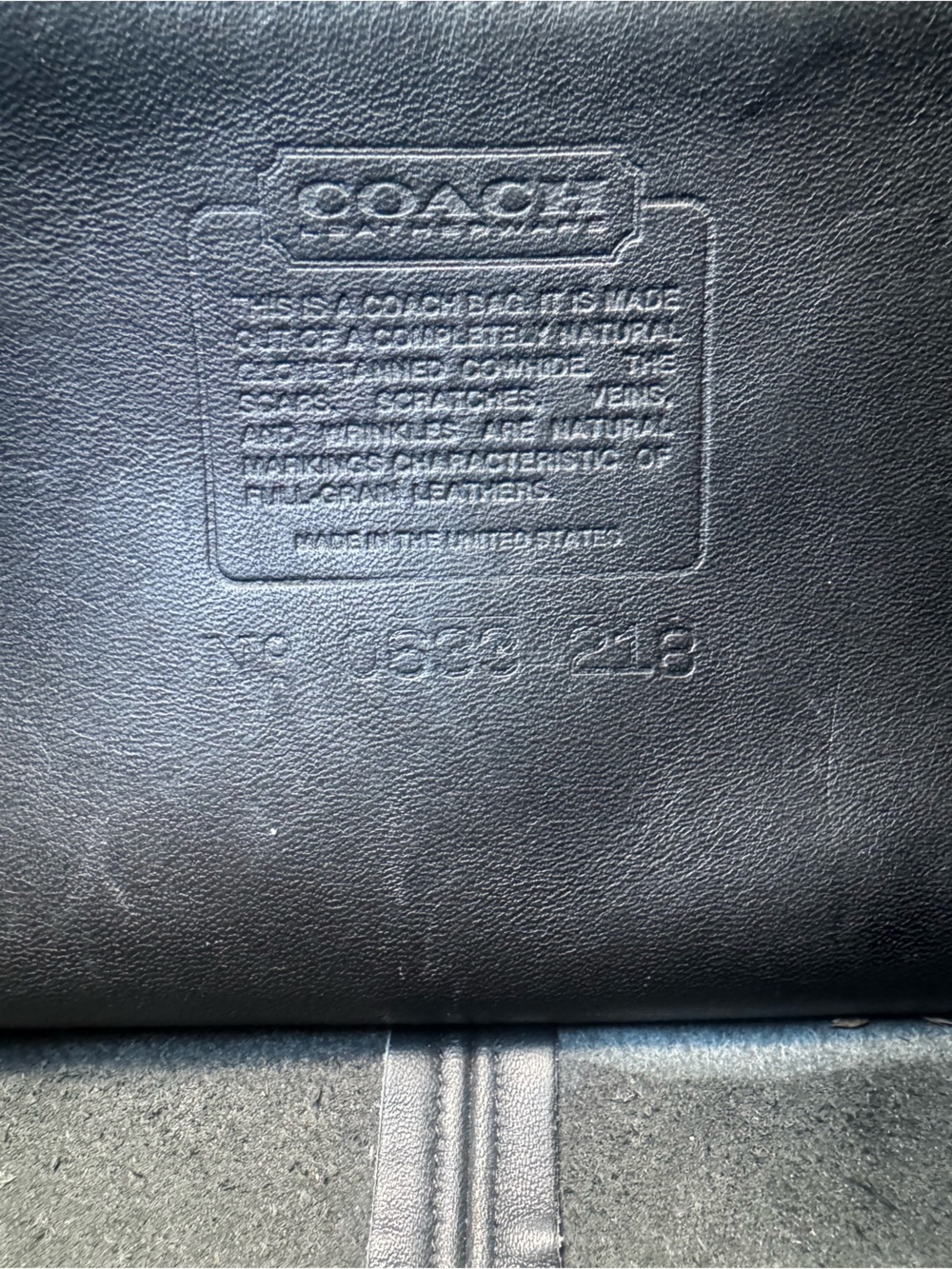 Vintage Coach City Bag Black with Brass Hardware - Picture 4 of 7